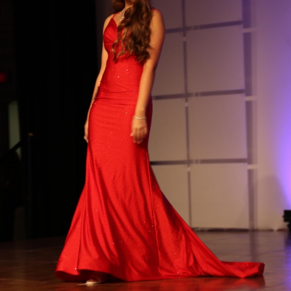 Red Teen Pageant/Prom Dress by Sherri Hill